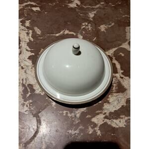 Vintage Royalton China Golden Elegance Domed Butter/cheese Dish